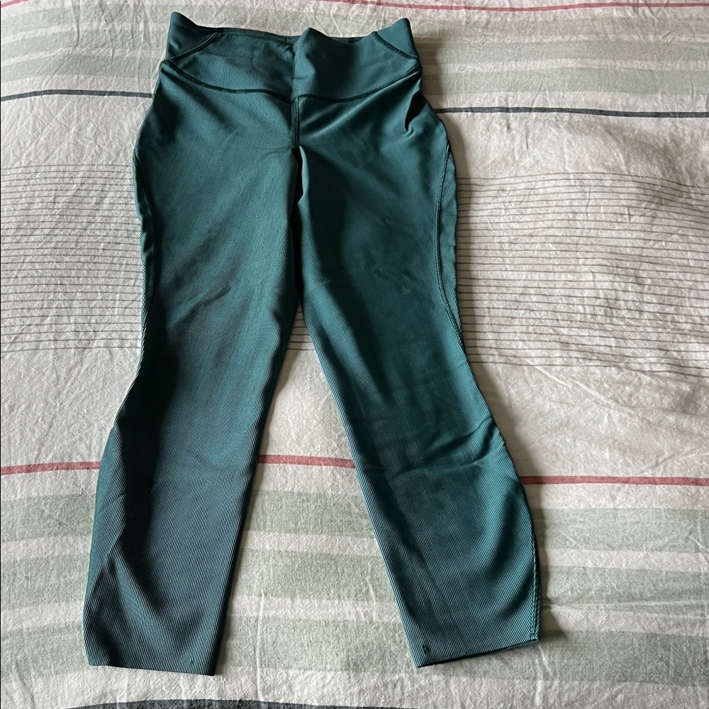 Lululemon Teal High-Waisted Leggings